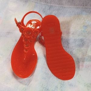 Coach woman jelly sandals never been worn~ no box